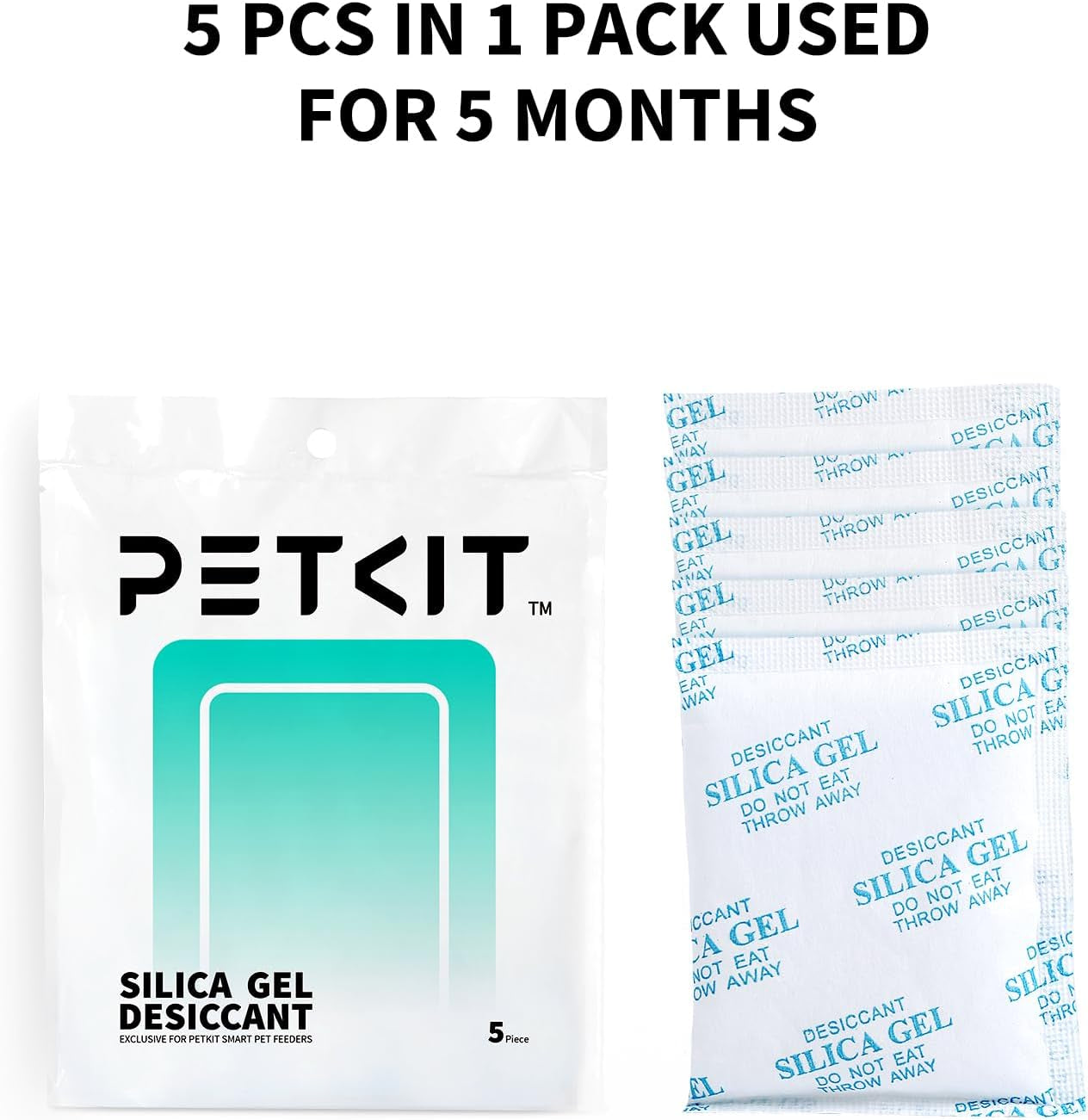 Lot De 5 Paquets De Déshydratants De Rechange Pour Distributeurs Intelligents