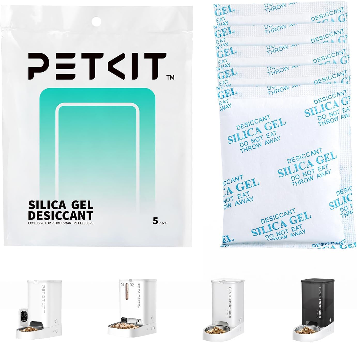 Lot De 5 Paquets De Déshydratants De Rechange Pour Distributeurs Intelligents